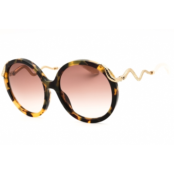 Roberto Cavalli 586085 Sunglasses Havana Acetate Round